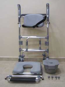garcia - cadeira de banho, sanitária e de transporte G2208 c