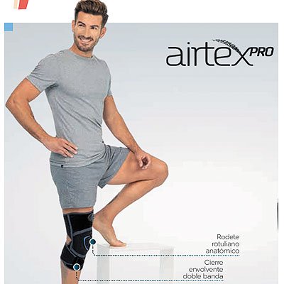 Joelheira PRIM AIRTEX PRO ATX720 com articulações policentricas tamanho M
